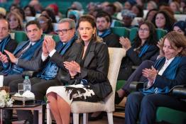 Image du Maroc Professionnelle de  Son Altesse Royale la Princesse Lalla Meryem, présidente de l'Union nationale des femmes du Maroc (UNFM),  préside à Rabat la cérémonie de célébration de la Journée internationale de la femme, le 8 Mars 2019. (Photo/ SPPR) via Jalilbounhar.com 